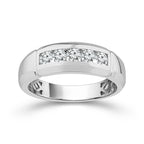 Diamond Mens Rings 0.65 ct tw 10k White Gold