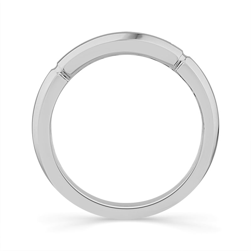 Diamond Mens Rings 0.65 ct tw 10k White Gold