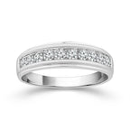 Diamond Mens Rings 0.5 ct tw 10k White Gold