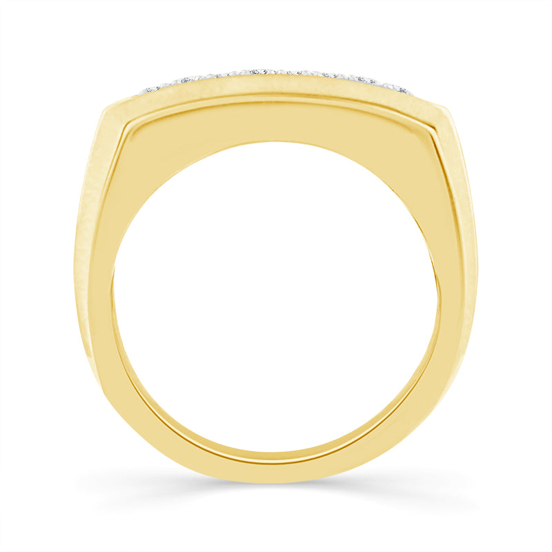 Diamond Mens Rings 0.5 ct tw 10k White Gold