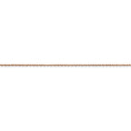 14k Rose Gold .8mm D/C Cable Chain