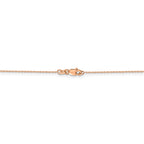 14k Rose Gold .8mm D/C Cable Chain