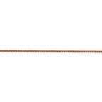14k Rose Gold 1.25mm D/C Spiga Chain
