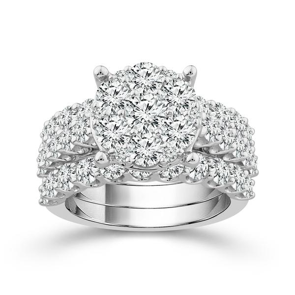 Diamond Bridal Set 2 Ct tw  10k White Gold