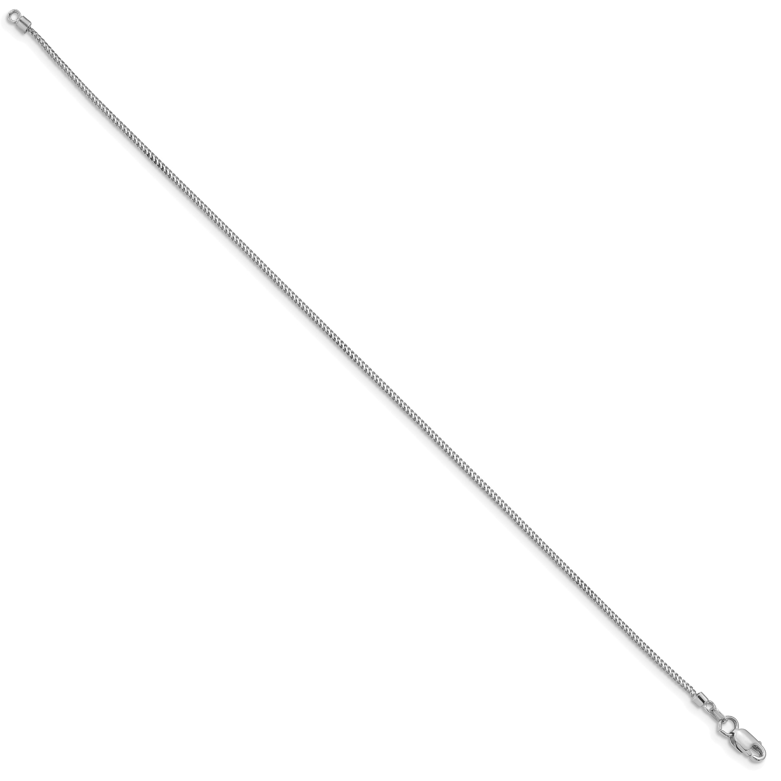 14k WG .9mm Franco Chain